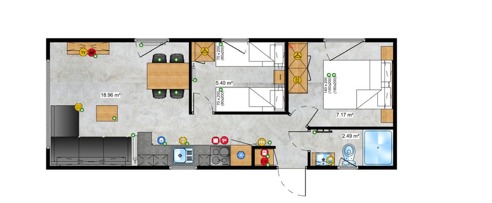 modernes Tinyhaus / Mobilheim / Tinyhouse schnell verfügbar / 2 Schlafzimmer / 37m² in Regensburg