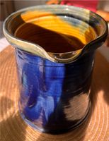 Krug Vase Keramik Handarbeit Kobaltblau Baden-Württemberg - Wangen im Allgäu Vorschau