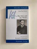 Klassiker Auslegen Jean-Paul Sartre - Das sein und das Nichts Nordrhein-Westfalen - Stolberg (Rhld) Vorschau