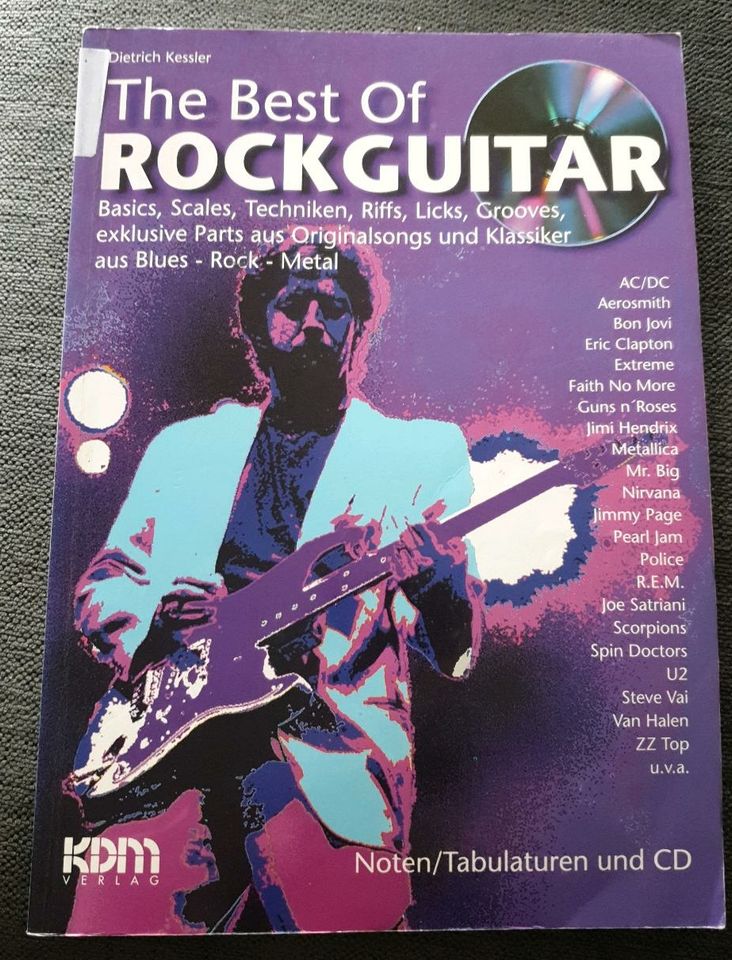 Best of Rockguitar Riffs, Licks, Grooves... 203 Seiten Lernbuch in Mülheim (Ruhr)