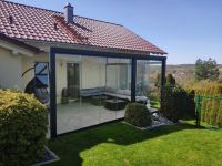 Alu-Terrassenüberdachung Glasdach 4 x 5m VSG Glas inkl. Montage Bayern - Schwabach Vorschau