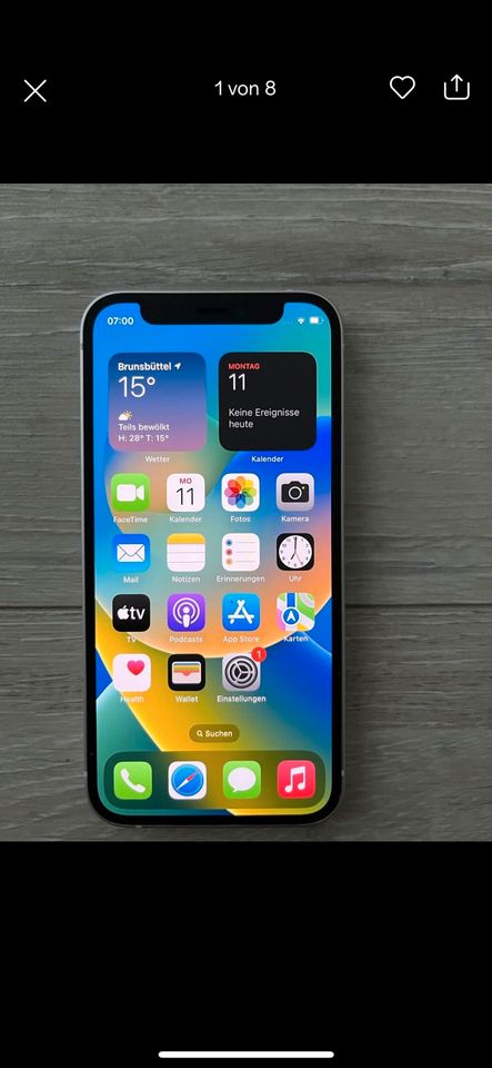 Iphone 12 mini weiß 64 GB in Brunsbuettel