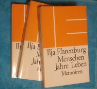 Ilja Ehrenburg: Menschen Jahre Leben  Memoiren Berlin - Treptow Vorschau