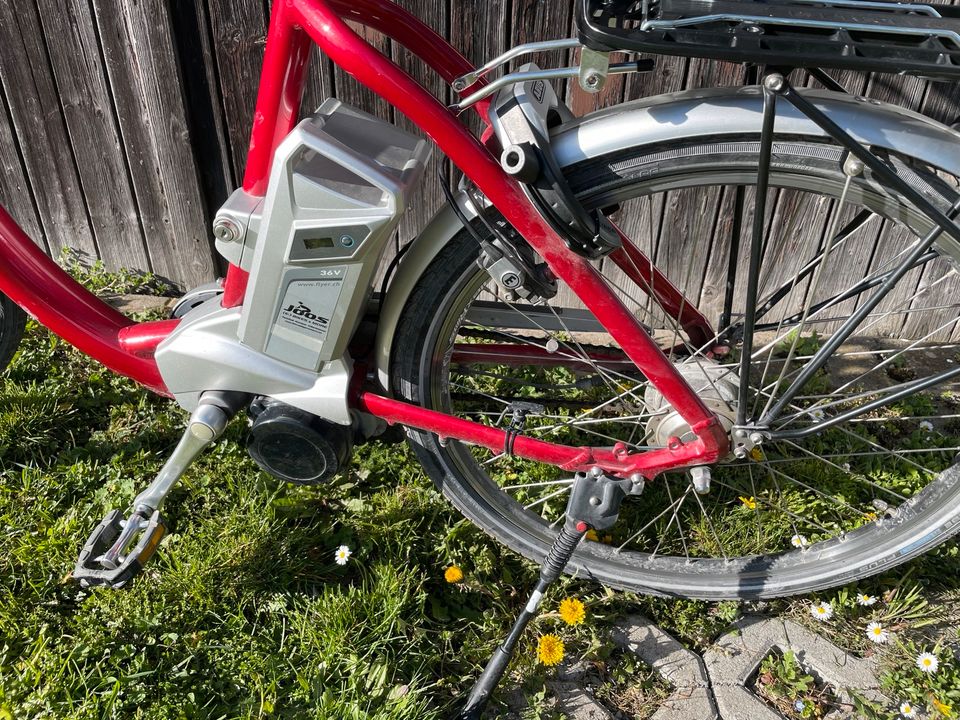 FLYER E-Bike 26 Zoll 11-Gang 36V Tiefeinsteiger in Kreßberg