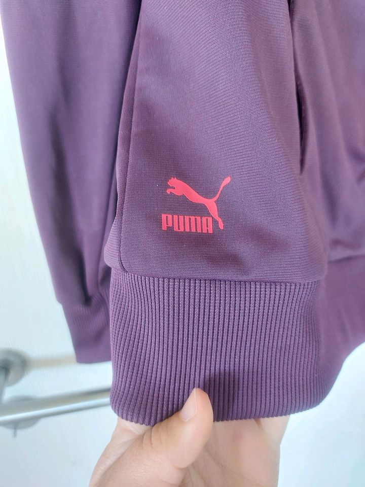 Puma Trainings Jacke Damen lila/rot Gr. L in Nagel