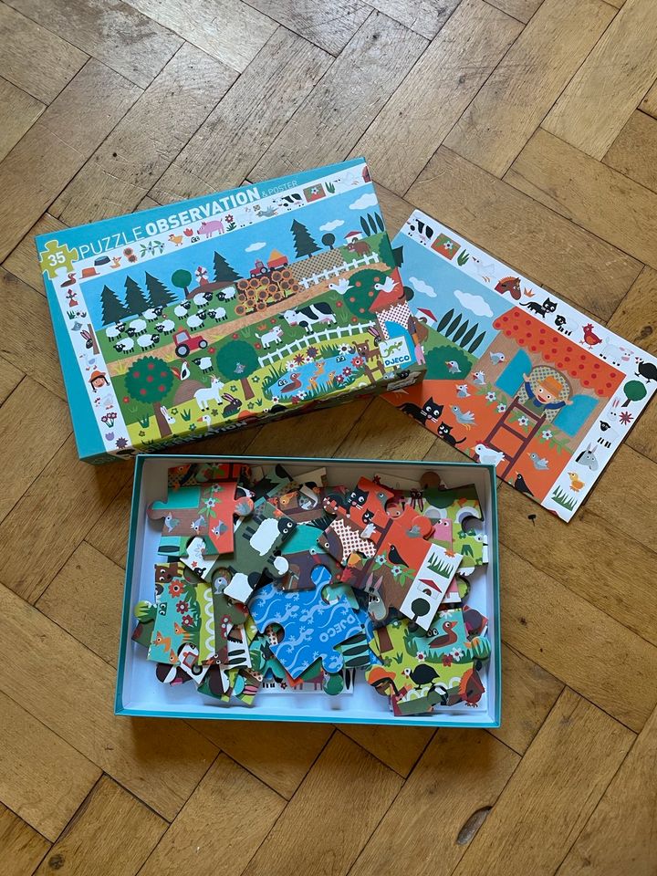 süßes Kinder Puzzle "Bauernhof und Tiere" (35 Teile, ab 3 Jahre) in Hamburg