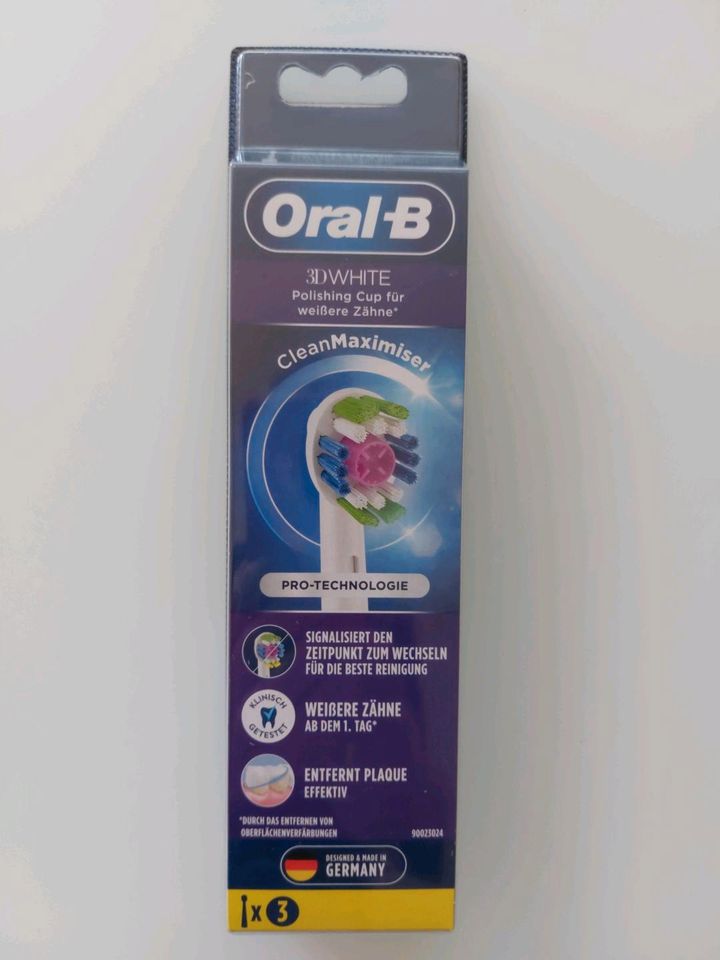 Oral-B 3D White CleanMaximiser 3er Aufsteckbürste - Ersatzbürsten in Kerpen