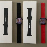 Apple Watch ⌚️ Wechsel-Armband Silikon/Magnet „schwarz/rot“ NEU Baden-Württemberg - Heddesheim Vorschau