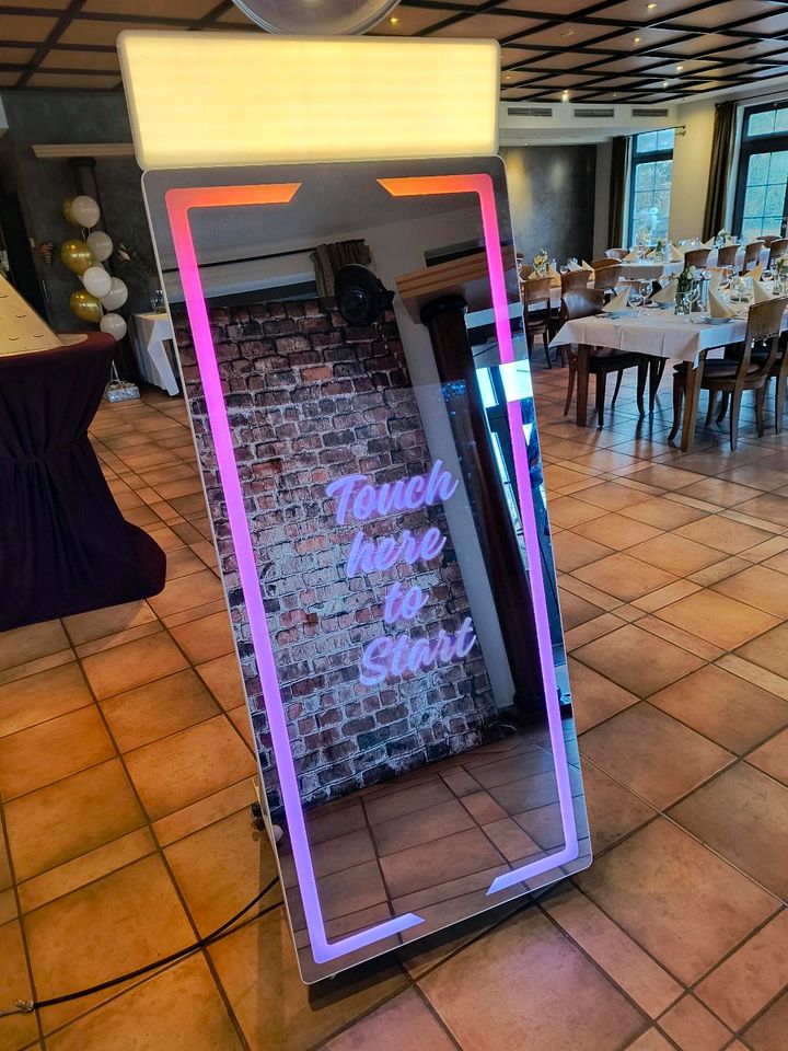 Magic Mirror, Fotospiegel für Hochzeit, Geburtstag in Herford