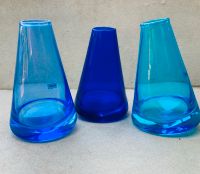 Neu ⭐️ 3 Mini Balance Vasen blau Glas klein Blumenvase Dekoration Rheinland-Pfalz - Worms Vorschau