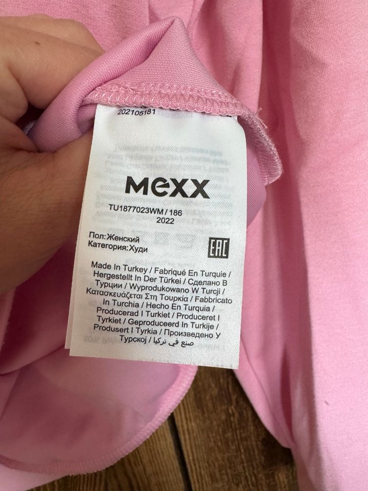 Mexx Hoodie Pullover neon rosa pink in Treuen