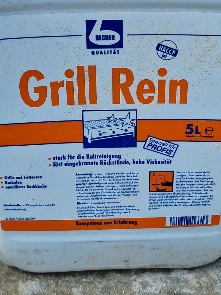 Dr. Becher Grill Rein 5L Grillreiniger Friteuse Backofen Neu in Merseburg