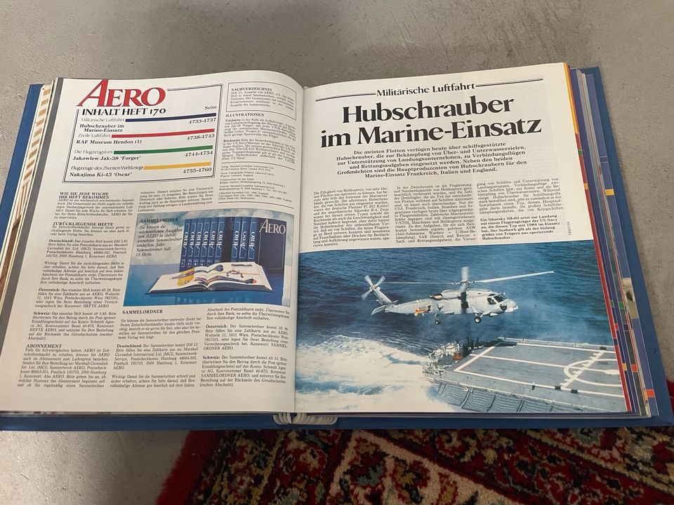 Aero Zeitschriften Ordner Band 1-12 AERO International in Marl