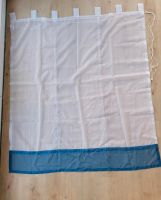 Falt-Rollo Raffrollo Organza Schlaufen 120 x 140 cm weiß - blau Niedersachsen - Horneburg Vorschau