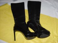 Peep Toe High Heels Lack Stiefel Leder Tabledance 12cm Sandalette Bayern - Velburg Vorschau