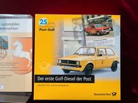 25 Jahre Post Der erste Golf-Diesel Sammleredition Briefmarke Parchim - Landkreis - Lübz Vorschau