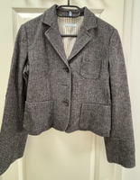 Blazer kurz, schwarz gemustert, Schurwolle, Strenesse Blue, Brandenburg - Potsdam Vorschau