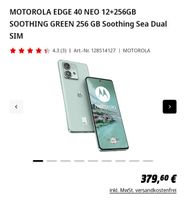 verkaufe mein Motorola Edge Neo 40 256 GB Duisburg - Rheinhausen Vorschau