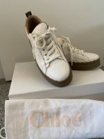 Chloe Sneaker in weiß mit khaki Sohle neuwertig Nordrhein-Westfalen - Hilden Vorschau