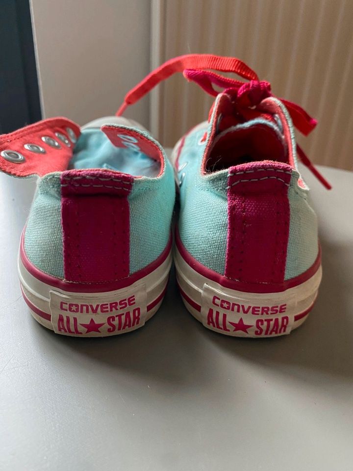 Converse All Star - Stoff - Türkis/Pink/Orange - Größe 32 in Hamburg