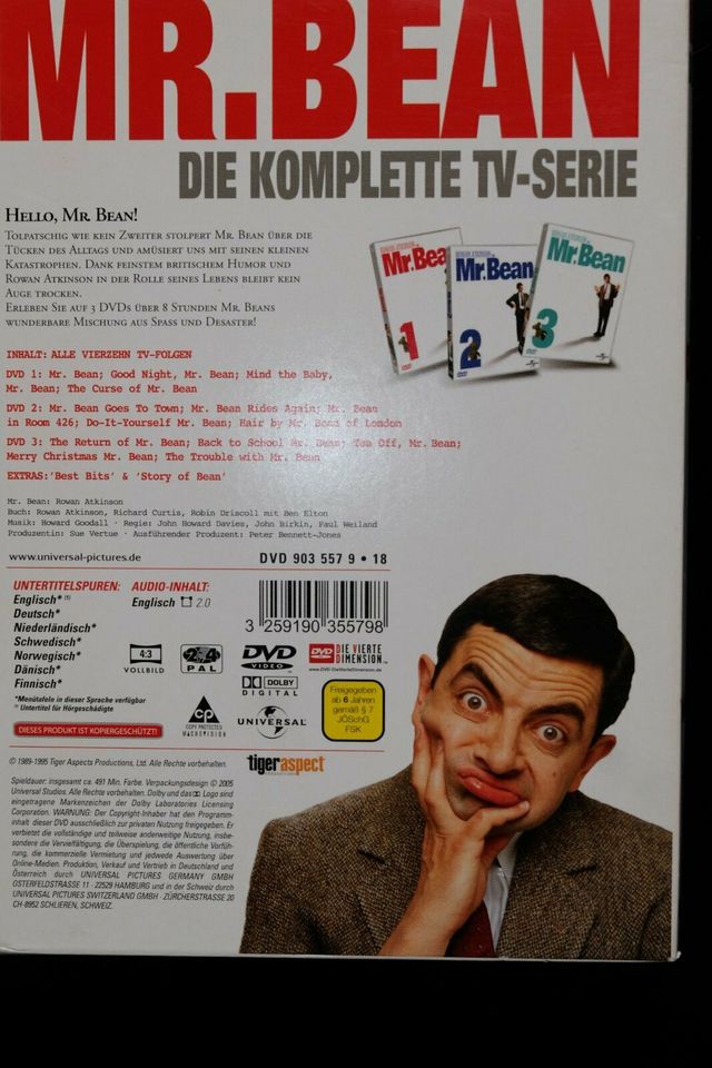 Mr. Bean: Die komplette TV-Serie mit Rowan Atkinson, 3 DVDs in Aschaffenburg