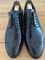 Belmondo Derby Lederschuhe – Schwarz – Gr. 42 – mit Ziermuster – Hamburg-Nord - Hamburg Winterhude Vorschau