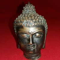 alter Bronze Kopf signiert Asiatika Thailand Indien Tibet !!! Niedersachsen - Hoya Vorschau