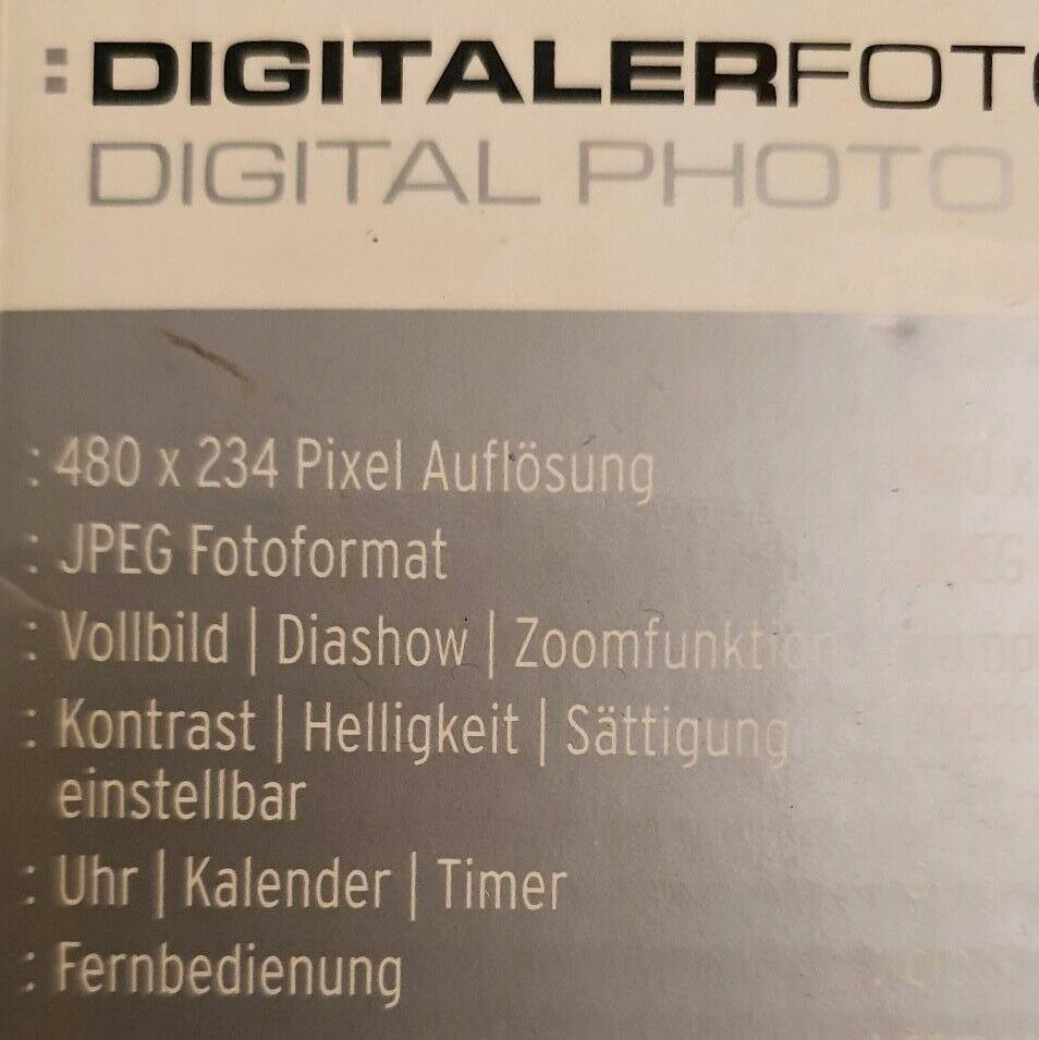 7" Photostar  Digitaler Photorahmen in Kitzingen