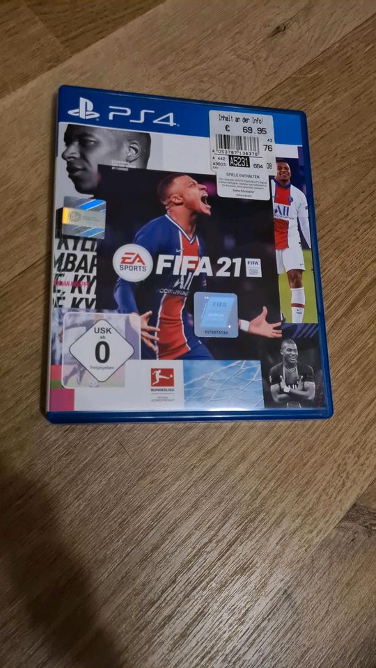 Playstation 4 Spiel Fifa 2021 neuwertig in Weißenfels