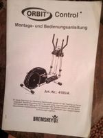 Bedienungsanleitung Crosstrainer Ergometer Orbit Control 4185/A Bayern - Aichach Vorschau