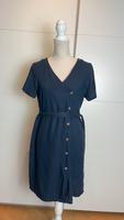 Vero Moda S/M 36/38 dunkelblau Kleid Leinen Knopfleiste Basic Köln - Rath-Heumar Vorschau