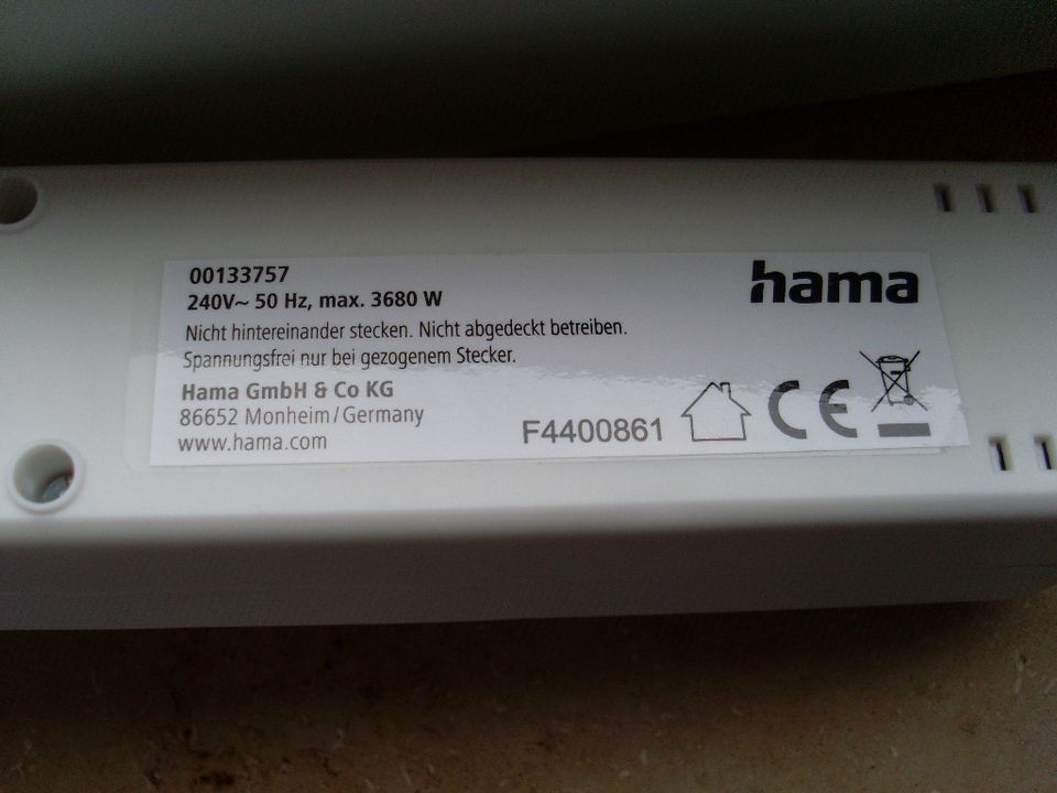 Hama Steckdosenleiste, 3-fach USB-A USB-C-Buchse (PD/Quick Carge in Kassel