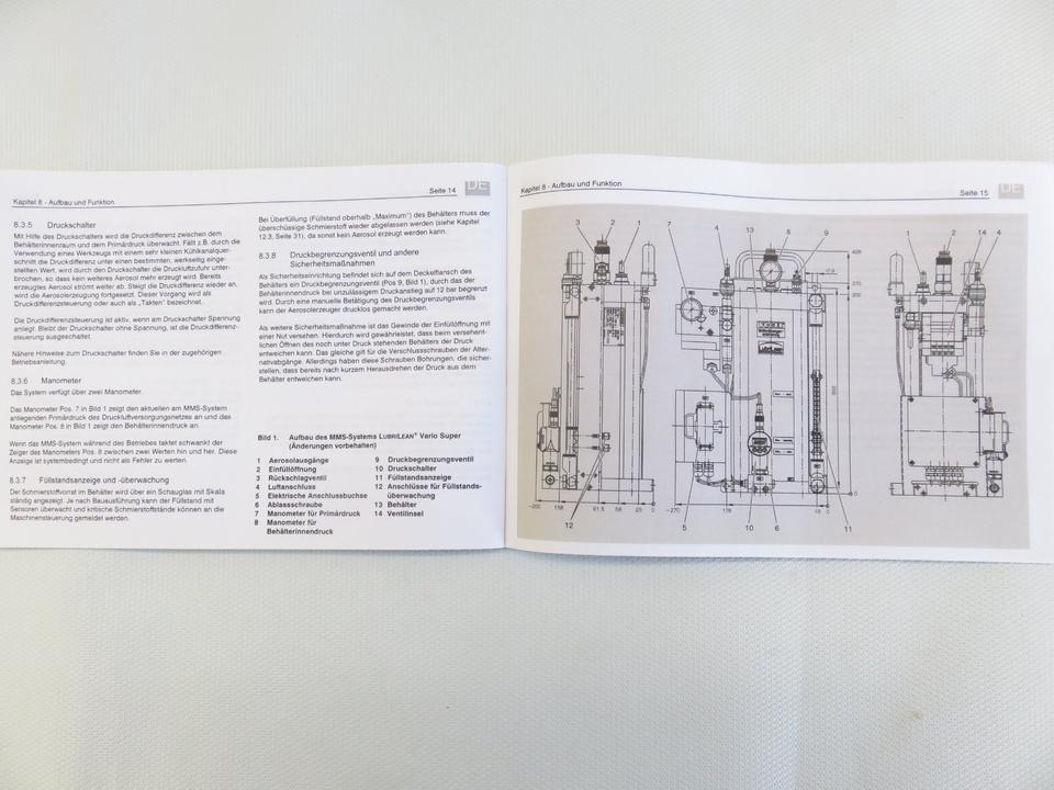 Minimalmengenschmierung Sprühschmierung Vario-Super UFV 20-001 in Waghäusel
