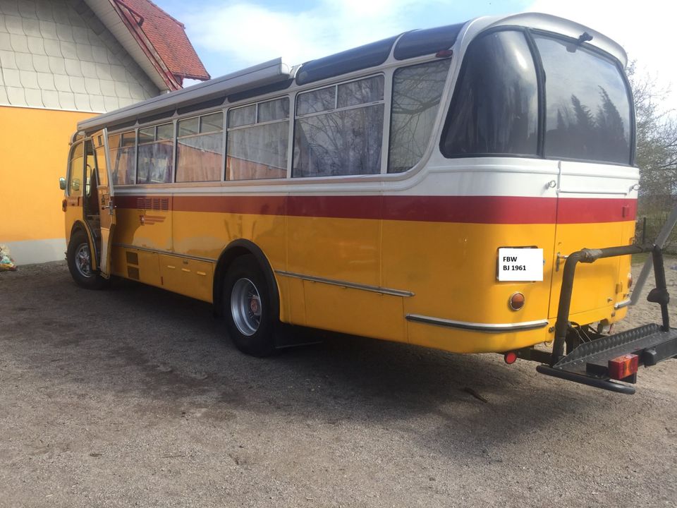 Oldtimer Wohnmobil FBW von 1961 H-Kennzeichen in Rickenbach