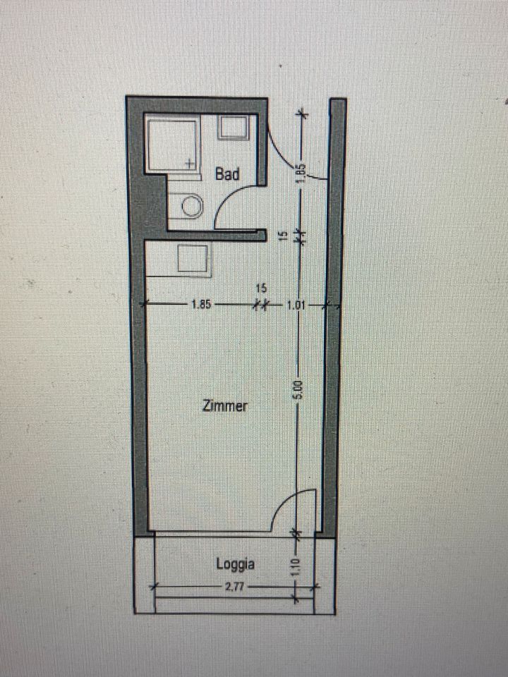 Stilvolle, geräumige und gepflegte 1-Zimmer-Wohnung Bayenthal in Köln