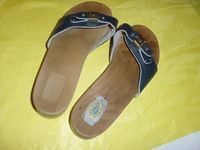 Vintage Dr.Scholl Holz Zoccoli Mules Pantoletten Gr.11?/41? Bayern - Velburg Vorschau