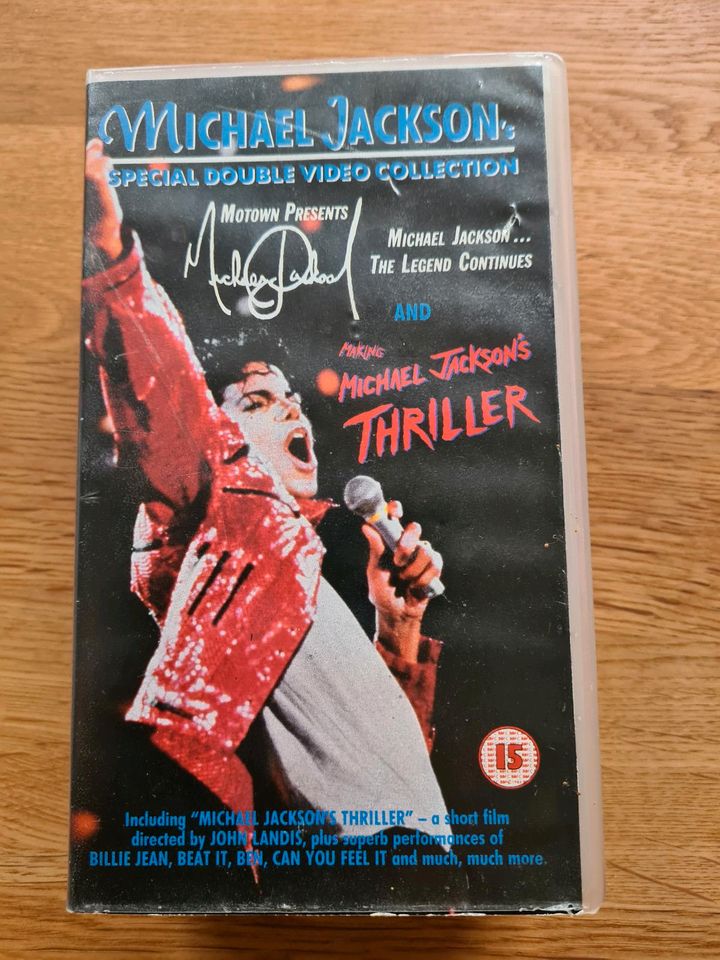 Michael Jackson Thriller: 3VHS Filme in Nürnberg (Mittelfr)