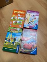 4 Mitbringspiele Set - Domino würfelpuzzle teufelskicker Cars Dresden - Klotzsche Vorschau