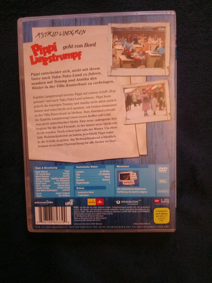 Pippi Langstrumpf 3  DVD 15 Euro in Hamburg