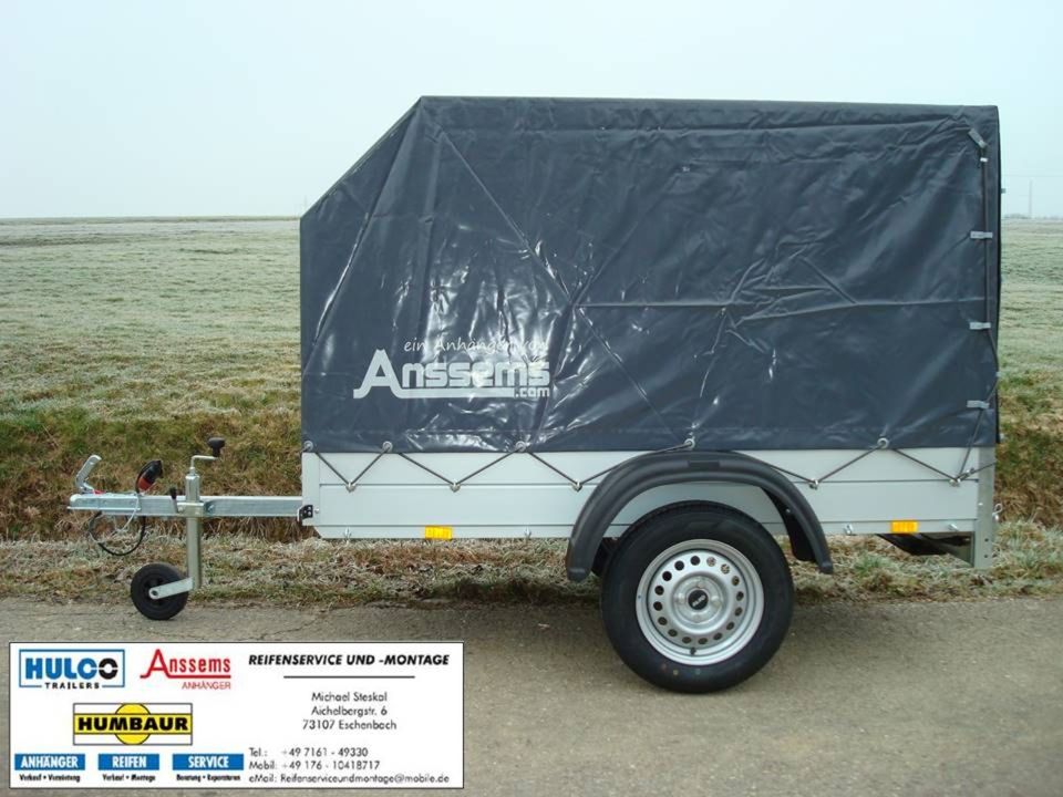 Anssems GT500-151x101x30, neu, PKW-Anhänger m. Aktionsplane in Hechingen