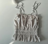 Zara Croptop Satin M raffung grau cremefarben neu Leipzig - Kleinzschocher Vorschau