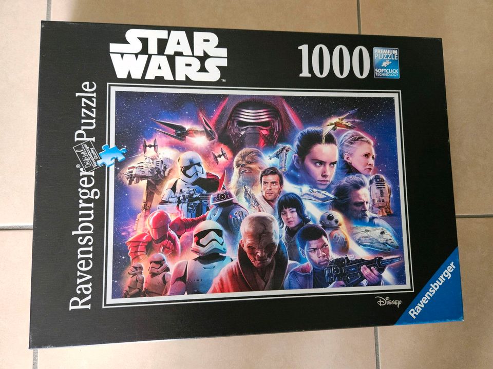 Star Wars  Puzzle 1000 Teile,  vollständig in Erding