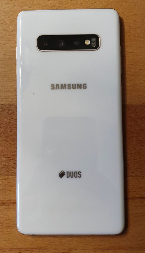 Handy/Smartphone Samsung S10+ / 512GB / White / Display+Touch Def in Neidlingen