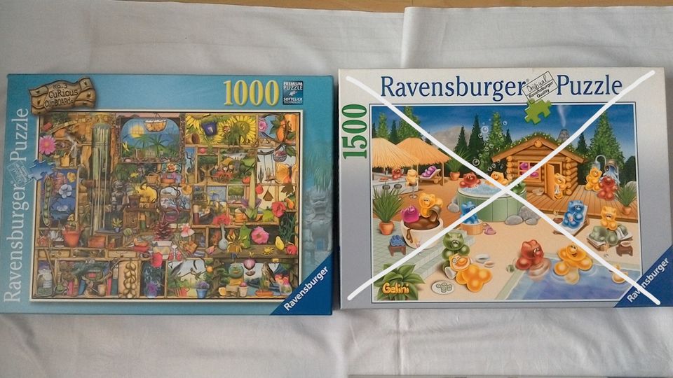 Puzzle 1000-2000 Ravensburger Schmidt Castorland Disney Gelini... in Hofkirchen
