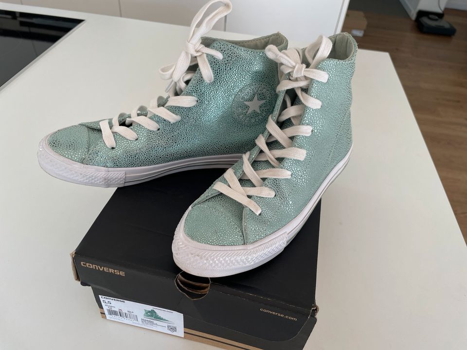 Converse mint Leder Gr. 36 neuwertig in Straubing