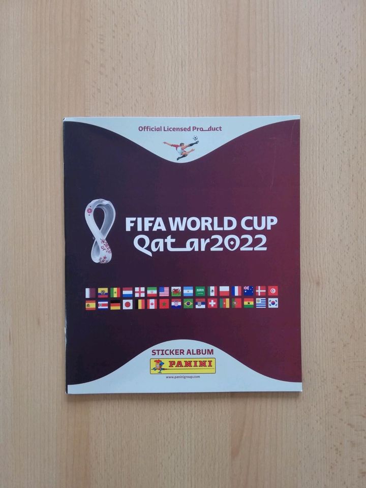 Stickeralbum Panini Fifa World Cup 2022 in Arenshausen