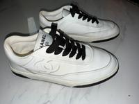 Snickers gr.39 Weiss Chanel Leder Damen Schuhe Berlin - Steglitz Vorschau
