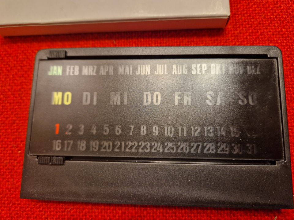 Kalender Tischkalender zeitlos aus den 1970er Jahren in Pirmasens