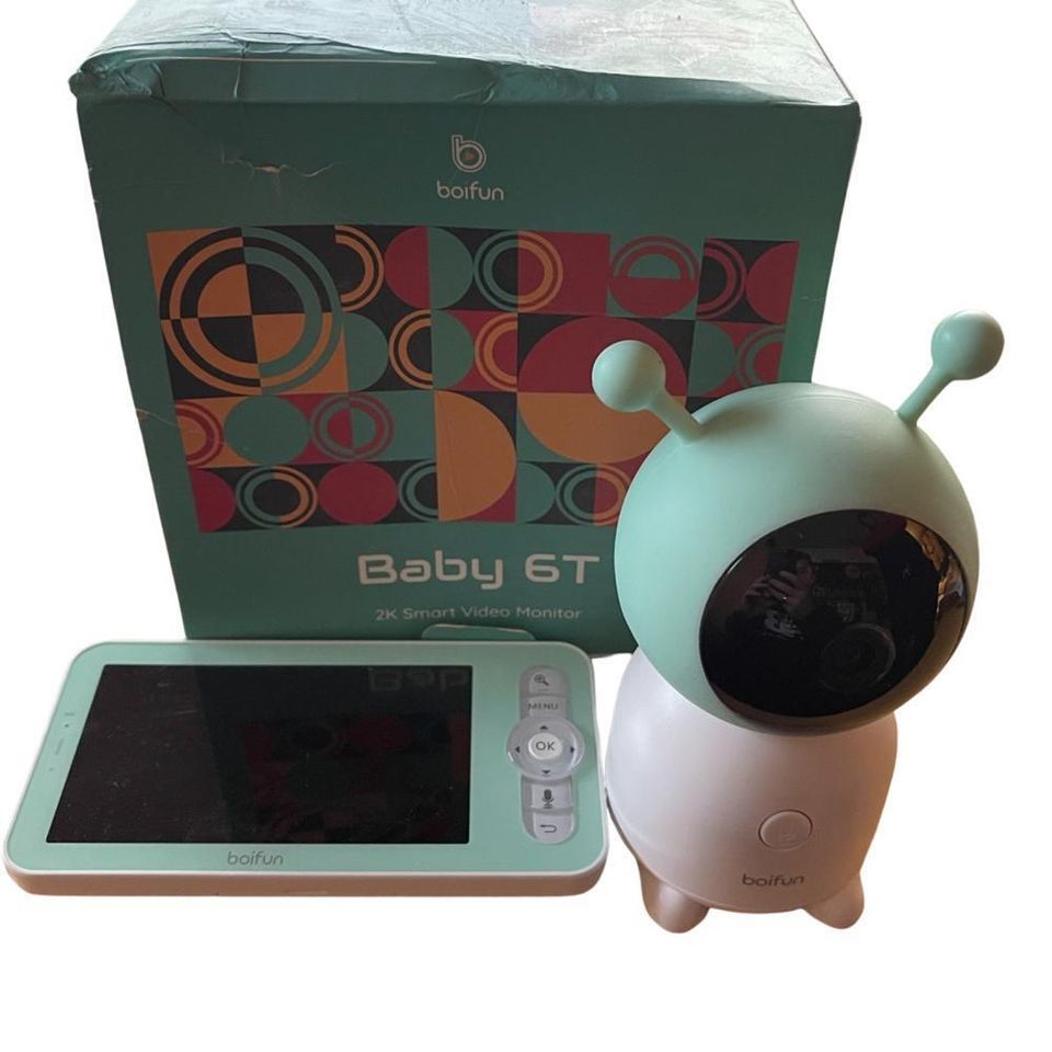 Boifun 6T Babyphone Kamera Baby Babykamera Zoom 2K Babyfon in  Baden-Württemberg - Großrinderfeld