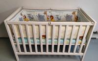 Babybett  70 x 140 , Handbemalt mit Matratze und Umrandung Thüringen - Bleicherode Vorschau